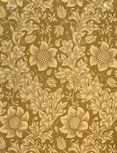 「ヒョウモン」壁紙デザイン、1885 作： William Morris